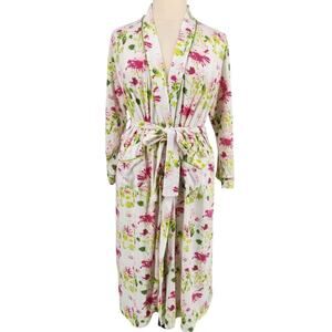 Soft Surroundings Painterly Floral Robe Size Large